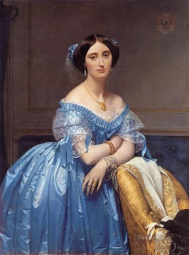 アルベール・ド・ブロイ王女 新古典主義 ジャン・オーギュスト ドミニク・アングル Oil Paintings